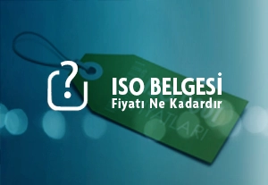 iso belgesi fiyatı ne kadardır
